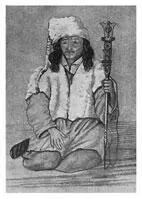 Дуана колдун Большой орды 1857 г Рисунок художника ПКошарова Дуана после - фото 33
