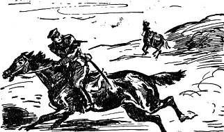 Воронцов выстрелил Мимо Офицер склонившись к лошадиной шее остервенело - фото 14