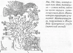 Война восклицает Орел на ацтекском рельефе хранящемся в Музее истории и - фото 200