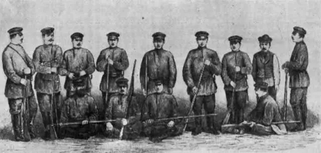 Участники третьей Центральноазиатской экспедиции Пржевальского Стоят слева - фото 28