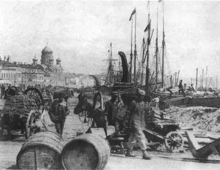 Николаевская набережная около пристани у Горного института С открытки 1900х - фото 15
