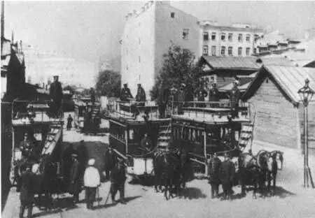 Вид станции конножелезной дороги Фотография 1910х гг Электрический - фото 37