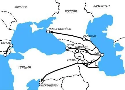 Рис 6 Третий путь через Азербайджан в том числе по территории Нагорного - фото 6