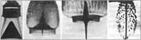 Рис 217 Рентгенограмма срабатывания кумулятивного заряда слева направо - фото 34