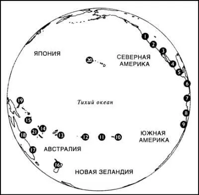 Китайские базы на Тихом океане 1 Сакраменто 2 ЛосАнджелес 3 - фото 97