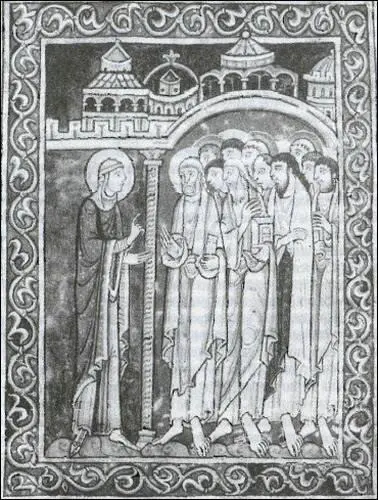 Рис 1 Apostolorum apostola 11201130 Псалтирь Святого Альбана - фото 2