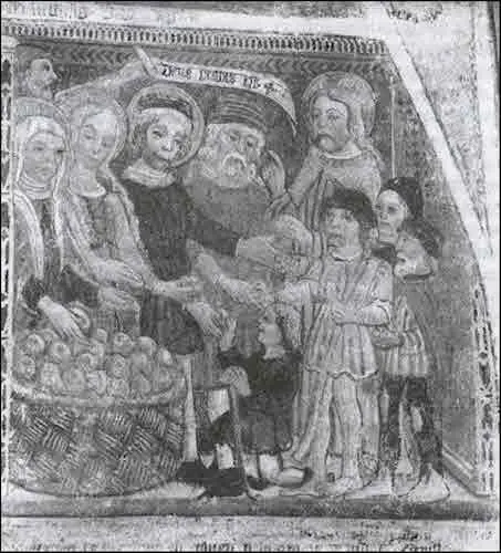 Рис 11 Мария Магдалина Марфа и Лазарь раздают свое имущество нуждающимся - фото 11