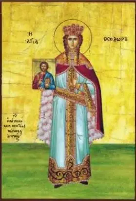 Святая царица Феодора Икона К смутам от иконоборчества присоединялись еще и - фото 137