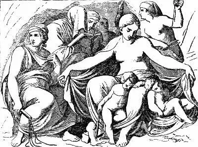 Богини судьбы Парки их мать Ночь и их братья Сон и Смерть В состязании с - фото 45