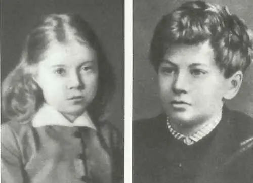 Оля и Володя дети Менделеевых С Олей и Володей в имении Боблово 1876 г - фото 15