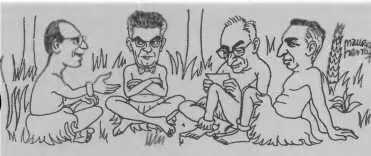 Племя структуралистов Слева направо Мишель Фуко Жак Лакан Клод ЛевиСтрос - фото 12