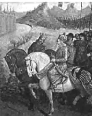 Король Людовик VII Миниатюра XVI в Аббатство Клюни в XII в Общий вид - фото 16