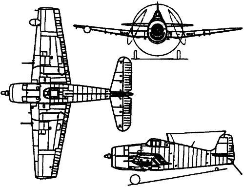 Американский палубный истребитель F6F Хеллкэт 5й флотадмирал Спрюэнс - фото 19