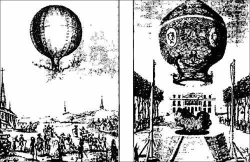 Рис 3 Первые полеты воздушных шаров монгольфьеров без людей 5 июня 1783 г - фото 123