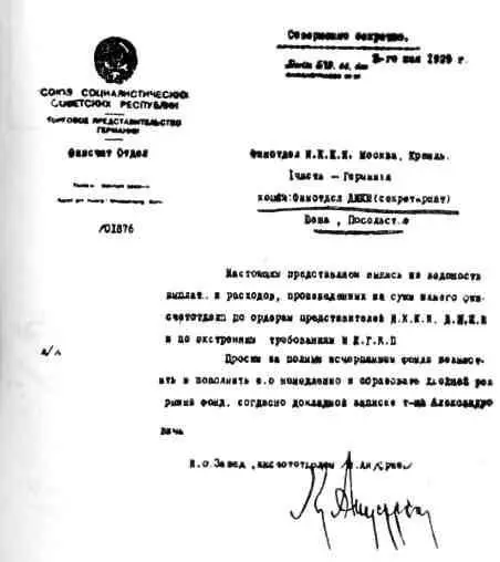 Одна из фальшивок изготовленная Дружиловским Фальшивый бланк Коминтерна - фото 57