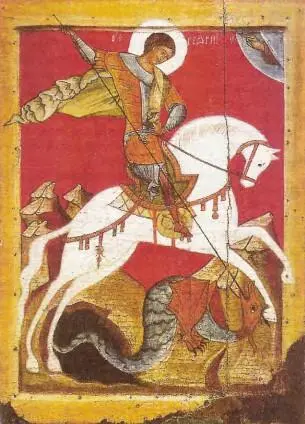 Святой великомученик и победоносец Георгий Прекрасный воин на белом коне - фото 9