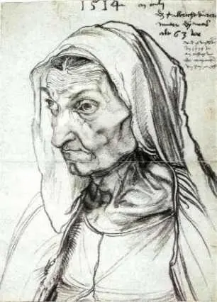 2 Альбрехт Дюрер Портретматери 1514 Бумага итальянский карандаш 421 X - фото 2