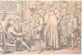 Собрание римских знатоков искусства и собирателей древностей Около 1725 Пьер - фото 304