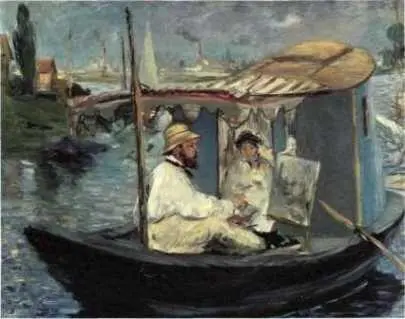 337 Эдуард Мане Лодкамастерская Моне 1874 Холст масло 827 х 105 см - фото 354