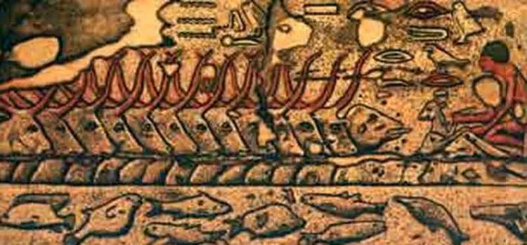 Рыбная ловля Барельеф на гробнице в Сакка К этим изображениям на вазах - фото 8