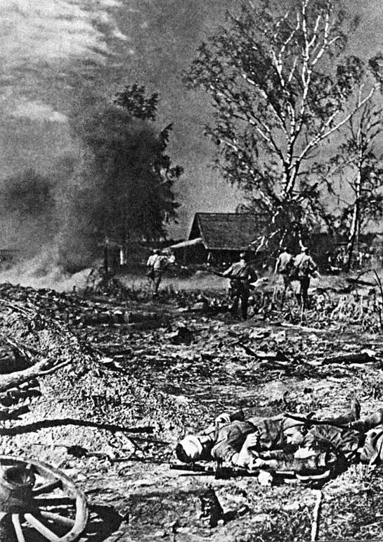 Бой за деревню Август 1942 г Другой ветеран 30й армии из 52й стрелковой - фото 65