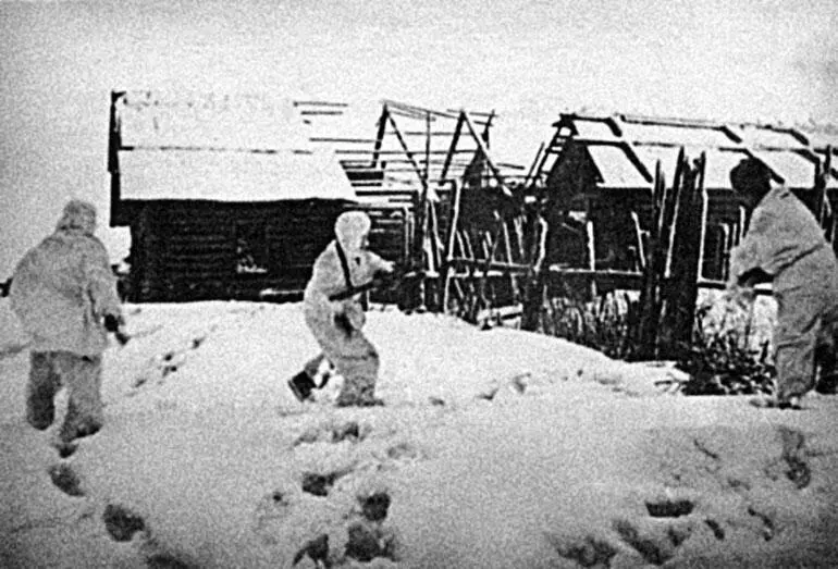 Бой за д Сверкуны западнее Ржева Калининский фронт декабрь 1942 г Для - фото 90
