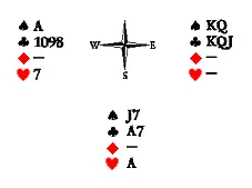 4 Пятикарточная концовка Восток играет без козыря Ход Юга 4 Ход тузом - фото 714