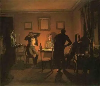 П А Федотов Игроки 1847 г Холст масло 37 45 см Государственная - фото 1261