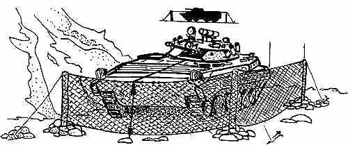 Защита техники от кумулятивных боеприпасов сеткой рабица С падением Аргуна - фото 286