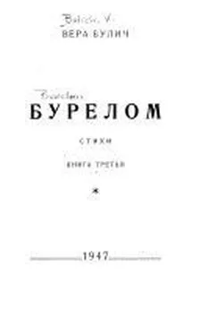 Вера Булич - Бурелом. Книга третья