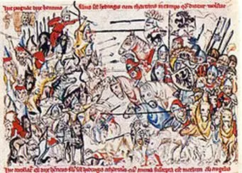 Битва при Легнице Миниатюра XIV в Другая колонна византийских войск - фото 7