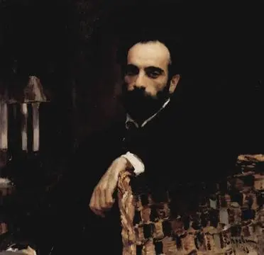 В А Серов Портрет И И Левитана 1893 ГТГ Ответить на этот вопрос трудно - фото 192