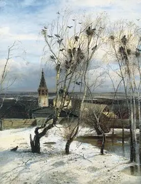 А К Саврасов Грачи прилетели 1871 ГТГ Грачи прилетели чудесная - фото 179