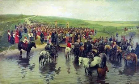 И М Прянишников Спасов день на Севере 1887 ГТГ Не будь в Максимове - фото 135