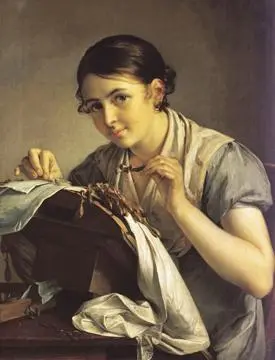 В А Тропинин Кружевница 1823 ГТГ Слава Тропинина за последнее время чуть - фото 31