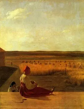 А Г Венецианов На жатве Лето Середина 1820х гг ГТГ Алексей Венецианов - фото 39