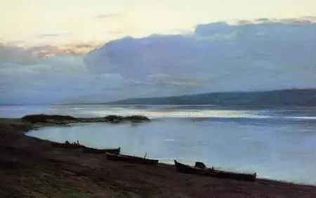 И И Левитан Вечер на Волге 1886 1888 ГТГ Разумеется и Левитан лицо - фото 193