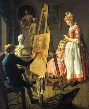 И И Фирсов Юный живописец Вторая половина 1760х гг ГТГ Какая умная - фото 36