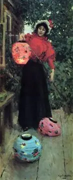 К А Коровин Бумажные фонари 1898 ГТГ Коровин удивительный прирожденный - фото 205