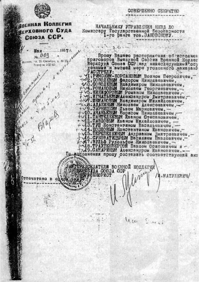 На оборотной стороне этого документа короткая записка написанная видимо - фото 369