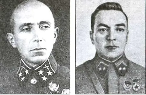 слева Начальник артиллерии ЗОВО НА Клич справа Начальник штаба ЗОВО ВЕ - фото 3