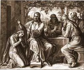 Некто из фарисеев просил Его вкусить с ним пищи и Он войдя в дом фарисея - фото 199