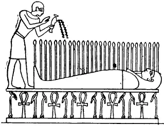 36 Осирис царь NavilleTodtenbuch I табл CXXXVI 37 Фараон срезает - фото 36
