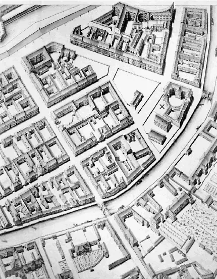 Аксонометрический план Адмиралтейской части Петербурга Конец XVIII в Дом - фото 63