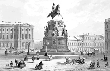 Памятник Николаю I Ж Жакотте ШК Башелье по оригиналу ИИ Шарлеманя После - фото 121