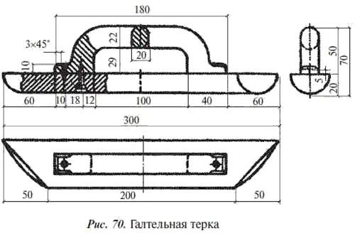 Все фасонные карнизы тянут только шаблонами Шаблоны изготовляют в натуральную - фото 81