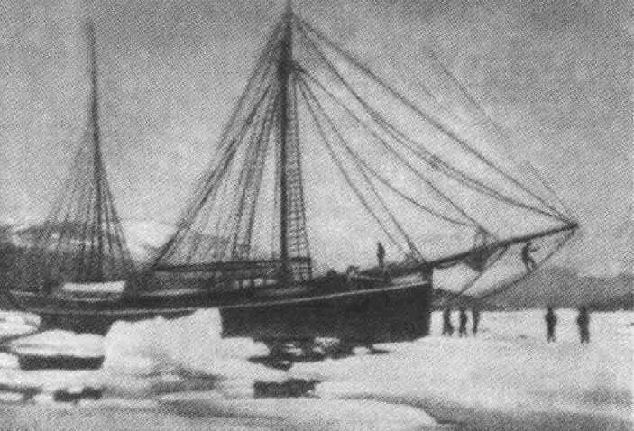 Дмитрий Солунский во льдах Карского моря Встреча с Нимродом На буксире - фото 57