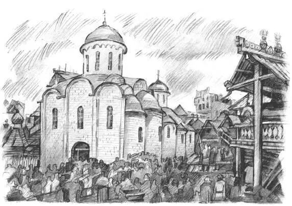 Ничего ничего это шок бормотала Маша сидя у стены собора и даже не - фото 7