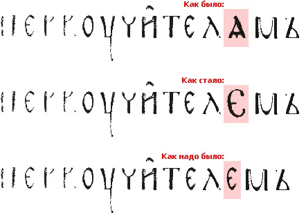 Очевидно буква E является результатом более поздних изменений так как она - фото 52