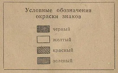 Знаки дорожные сигнальные М Московская правда 1954 А вот легенда - фото 246